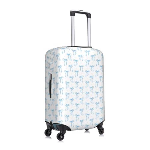 Blue Bow Travel Luggage Covers Elastic Suitcase Protector Washable Baggage Covers3