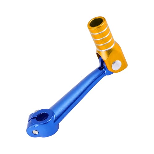 Partuto Pliable Moto Vitesse Levier De Changement Vitesse Pour Bosuer M5 Pédale Levier De Changement Vitesse Bras Bleu Or Ton Argenté 1 Pc