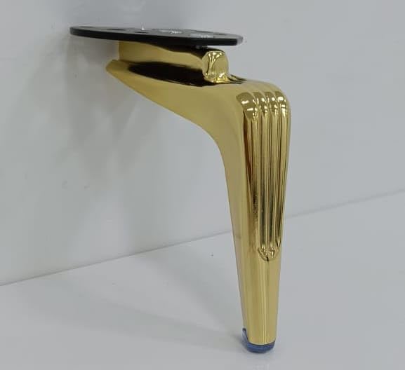 Fascination Pack of 4 Pcs Elephant Shaped Metal Furniture Leg 15cm (6 inches) Cabinet Legs, Coffee Table Leg Support Legs, Bedside Cabinet Legs, TV Cabinet, Sofa Legs (Gold) (B0CKF4DXDW) Amazon Price History, Amazon Price Tracker