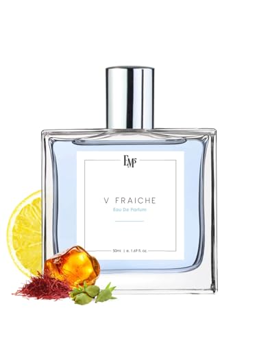 Image of EM5 V Fraiche Perfume for Men | Citrus Aromatic Woody | Day & Night Eau de Parfum | Strong and Long Lasting Spray | Luxury Gift for Him