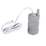 GXMZL Tauchmotorwasserpumpe - DC 12V Mini Vertikale Tauchmotorwasserpumpe 5M 1000L / H for Teich, Aquarium, Aquarium-Brunnen, leistungsfähige Wasserpumpe mit (1,5 m) Netzkabel