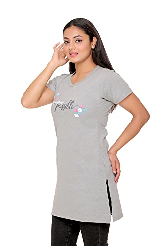 Image of Duchess Regular Fit Women Stylish Long Top | Tshirt for Women