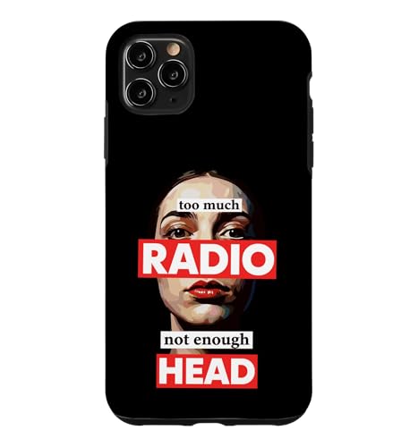 Too Much Radio Not Enough Head Meme �X�}�z�P�[�X iPhone 11 Pro Max �p