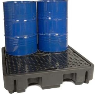 4 Drum Spill Pallet 138cm x 129cm x 28cm