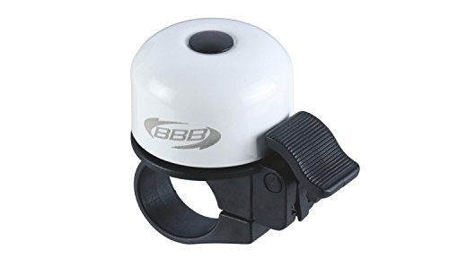 BBB Cycling - Timbre para manillar de bicicleta de acero inoxidable Unisex. Color Blanco. Talla Única - Modelo Loud & Clear BBB-11