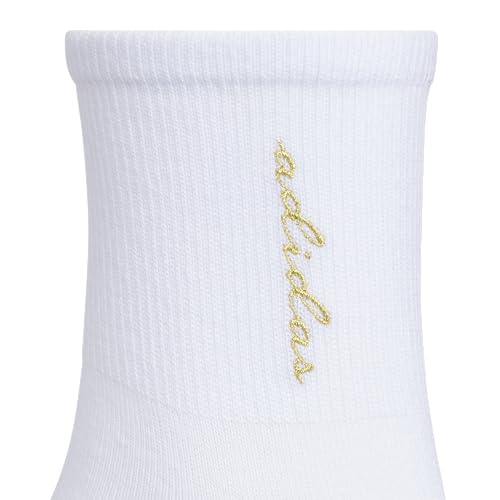 Image of adidas Luxe High Quarter Fashion Sock 3-Pairs | 3-Pack, Logo or Striped, Targeted Cushioning, Arch Support, Breathable Moisture-Wicking, All-Day Comfort
