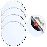 Tellegloww 4 Pcs Round Magnetic Vent Covers 6.5 Inch Air Vent Covers for Home Floor Wall Ceiling RV Air Registers Home HVAC and AC, Fit for Magnetic Metal Surface