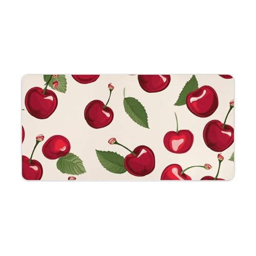 Desk Pad Protector con diseño cereza roja 24x12 pulgadas miniatura 5