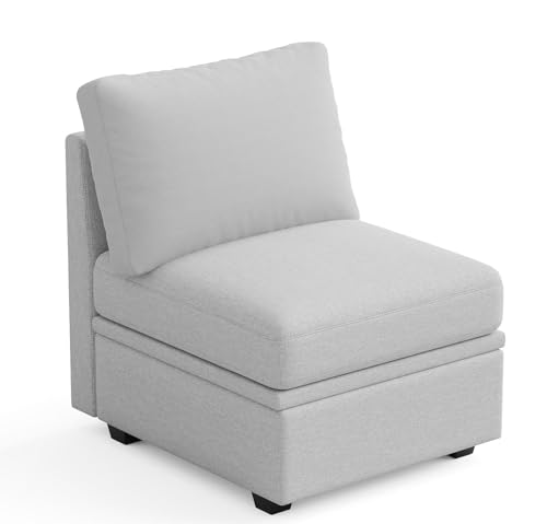 Weture Middle Module for Modular Sectional Sofa, Convertible Sectional Sofa Couch, Grey