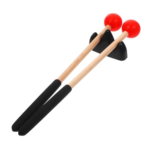 BESPORTBLE 1Set Drum Mallet with Stand Percussion Instrument Accessories for Marimba and Xylophone Durable Drumsticks for Optimal Tone Convenient Storage Transport