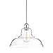 Lucera Contemporary Kitchen Pendant Light - Chrome Hanging Fixture - Linea di Liara LL-P431-PC