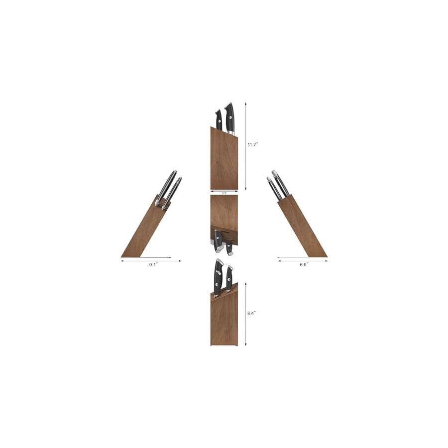 Cangshan-Thomas-Keller-Signature-Collection-4-Piece-Knife-Block-Set-Black Cangshan Thomas Keller Signature Collection 4-Piece Knife Block Set, Black