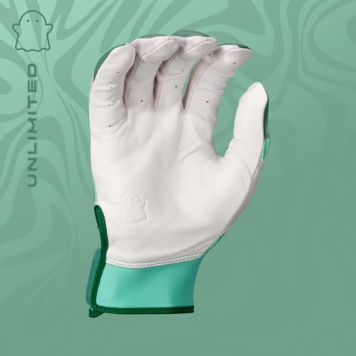 Easton | Ghost Ethos Women’s Fastpitch Softball Batting Gloves | Green | Small - image 2