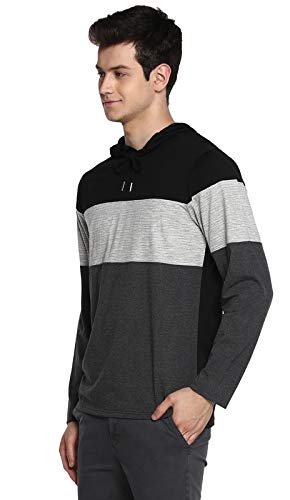 Image of AMERICAN CREW Full Sleeves Hoodie T-Shirt for Men