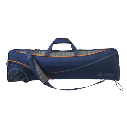 BERETTA Uniform Pro EVO Take Down Sports Competition Clay Shooting Outdoor Adjustable Shoulder Strap Soft Rifle Case, Blue