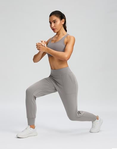 Image of Soothfeel Women's Joggers with Zipper Pockets High Waisted Athletic Workout Yoga Pants Joggers for Women