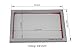GoldUpUSAInc Aluminum Screen Printing Screens, Size 9 x 14 Inch Pre-stretched Silk Screen Frame (160 White Mesh)