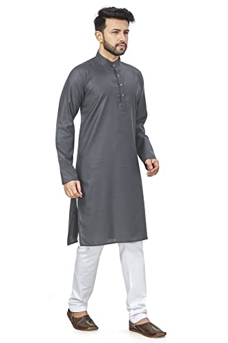 Image of BE ACTIVE Linen Blend Solid Pattern Trendy Comfortable Stylish Full Sleeve Kurta Men's Ethnic Wear
