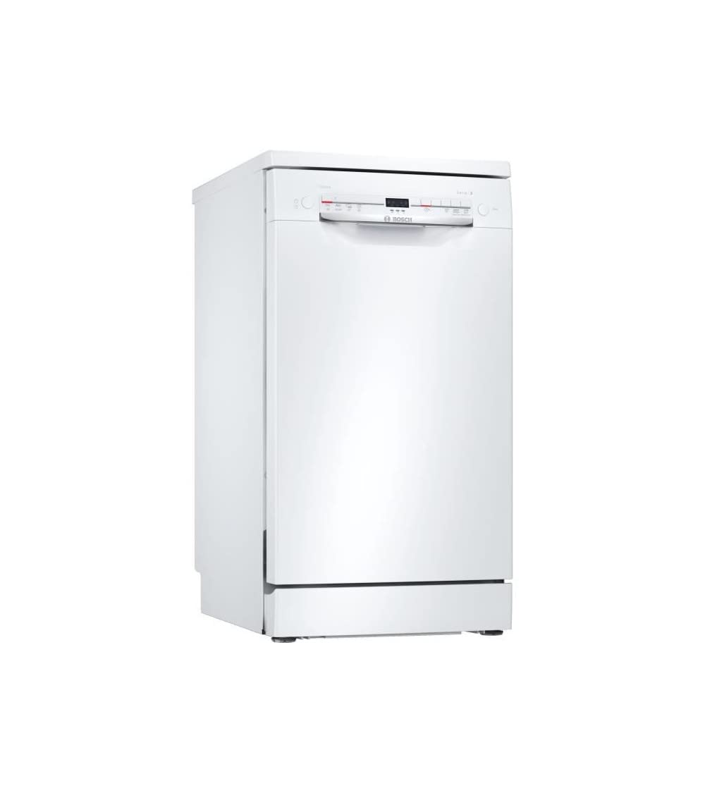 Bosch Elettrodomestici SRS2IKW04E Serie 2 - Lavavajillas de libre posicionamiento, 45 cm, color blanco