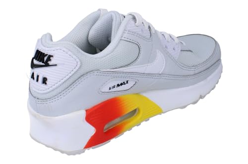 Nike Air Max 90 Big Kids' Shoes (HF5181-001, Pure Platinum/Cosmic Clay/Lightning/White) Size 6.53