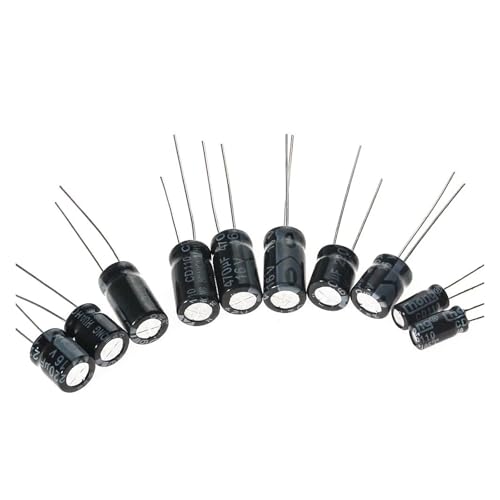 Condensateur assortiment 16V 25V 50V de 0.22UF à 470UF pour bricolage électronique DIY