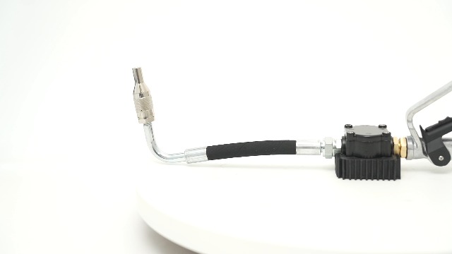 AGULIUM Digital Oil Control Valve Meter Nozzle, Pneumatic Oil Gun, Digital Lubricant Nozzle Fueling Nozzle, 0.26-9.25Gal/min, Digital Display, Operating Temperature 14℉-122℉