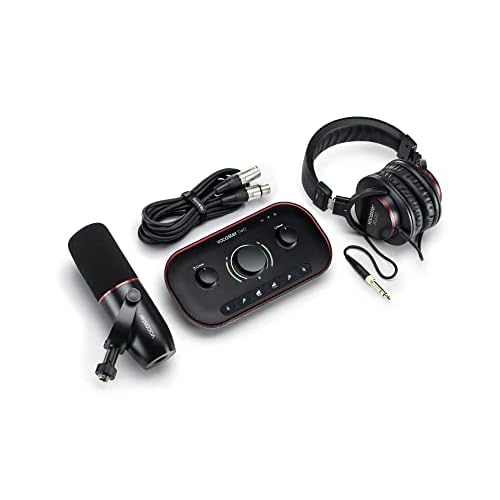 Focusrite Audio Interface, Black, Vocaster Two Studio