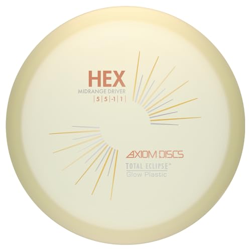 Axiom Discs Total Eclipse Glow 2.0 Hex Disc Golf Midrange (175-180g / Colors May Vary)