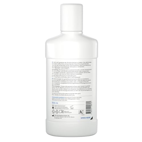 TePe Feuchtigkeitsspendende Mundspülung bei Mundtrockenheit, ohne Geschmacksstoffe, fluoridhaltige Mundspülung, die das Gefühl von Mundtrockenheit mindert – Bild 7