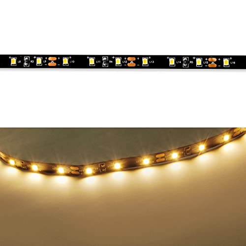 Dream lighting Warm White LED Strip Lights Interior RV Trailer LED Decorative String Light - 60inch/ 5ft, 450 lumens, 30 LEDs/Meter