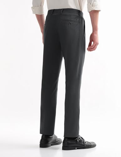 Image of Arrow Mens Charcoal-Grey Pants