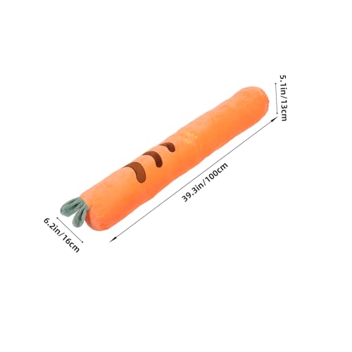 Oreiller de grossesse contre les jambes lourdes au lit Toyvian orange