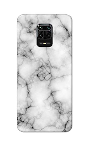 Image of Light White Marble Texture Natural Pattern Hard Back Case Cover for Redmi Note 9 Pro /Note 9 Pro Max /Redmi Note 10 Lite Back Cover -(J5) VNS2230