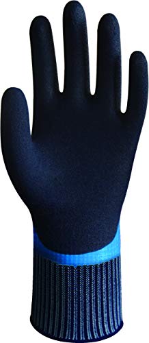Beeswift Wonder Grip WG-318 Aqua - Arbeitshandschuh, 100% Wasserdicht, Wasserabweisend, doppelter Latexbeschichtung; Anti-Rutsch für sicheres Greifen bei Nässe, Feuchtigkei – Bild 3