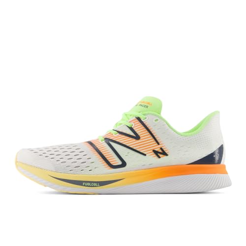 [ニューバランス] ランニングシューズ FUEL CELL SuperComp Pacer ペーサー 薄底 カーボン BM(WHITE/LIME) 27.0 cm D