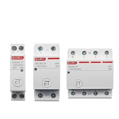 Temporizador de relé, disyuntor inteligente, Control remoto, voz de casa inteligente con aplicación EWelink(63A,SPANYOL_SINGLE PHASE)
