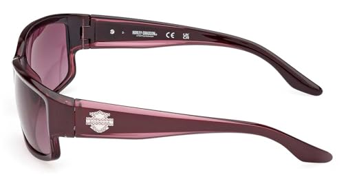 Harley-Davidson Women's Classic Rectangular Sunglasses, Metal, 59-16-1353