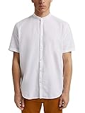 Kurze Ärmel ESPRIT Kurzarm-Hemd mit Struktur, Organic Cotton