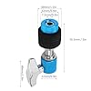 Drfeify Hi-Hat Clutch, Hi-Hat Clutchs Metal Standard Jazz Drum Kits Percussion Instrument Accessories(Blue) #1