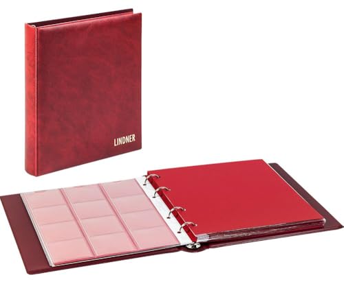 LINDNER Das Original Karat-Münzalbum Classic-weinrot