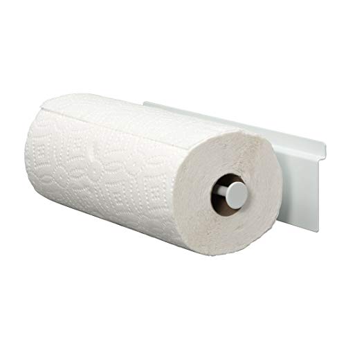 GarageTek Paper Towel Holder- Garage Storage Organization | Hanging Paper Towel Dispenser | Paper Towel Wall Mount