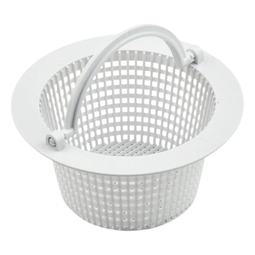 Cesta de filtro para piscina, cesta de filtro de repuesto con asa, accesorio de limpieza de piscinas para eliminar hojas, pelo, hierba, suciedad