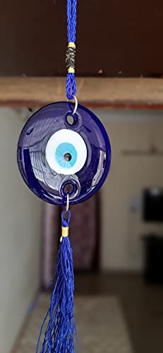 Image of 5 CM Evil Eye | Lucky Hanging Ornament Amulet for Car Rear View Mirror, Home and Office for Protection and Blessing | Nazar Battu