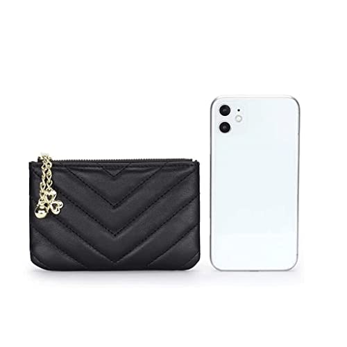 LIOONS Minimalist Wallet Pu Leather Women's Wallet Ultra Thin Short Zipper Purse Clutch for Girls Fashion Coin Pocket Portable Card Holder Card Holder2