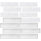 Pochettes pour étiquettes : pochettes auto-adhésives, pouvant être fixées sur la plupart des surfaces planes et lisses, pochettes pour fiches