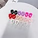 Hollow Hexagon Thin Silicone Ear Tunnel Plugs Gauges Expanders Flexible Soft Tunnels Kit Stretcher Coffin Earrings Fashion Unique Lobe Piercing Body Jewelry for Women Men 8 Pairs Set (9/16
