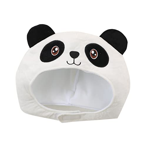 SUPVOX Cartoon Panda Hat Plush Headband Party Costume Accessory Fun and Comfortable Cartoon Headgear for Festivals and Celebrations for Year and Birthdays