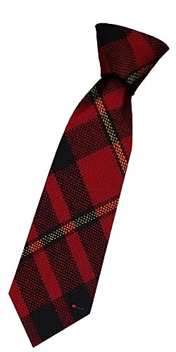 Cravate en Laine Garçon pour Mariage et Fêtes de Famille en Tartan MacDonald