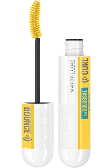 Maybelline Colossal Curl Bounce Mascara, Big Bouncy Curl Volume, Up To 24 Hour Wear, Clump Free, Black