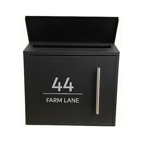 Customised Contemporary Wall-Mounted Mailbox Cover